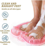 Wall Stick Suction Silicone Bathroom Scrubber - Bath Accessory | Sub Ka Mart Pakistan