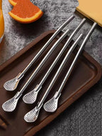 Premium Steel Spoon & Straw - Kitchen Tool | Sub Ka Mart Pakistan