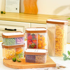 Kitchen Divided Sealed Cereals Storage Box - Image 3 | Sub Ka Mart