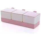3 Grid Spices Storage Box with Spoon - Image 4 | Sub Ka Mart