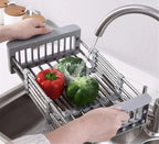 Expandable in Sink Kitchen Dish Drying Rack Over the Sink - Dish Rack and Cutlery Holder | Sub Ka Mart Pakistan