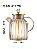 Borosilicate Glass Cooking Tea Pot - Image 10 | Sub Ka Mart