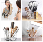 Acrylic Cosmetic Brush Holder - Makeup and Cosmetic Organizer | Sub Ka Mart Pakistan