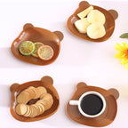Mini Cute Cartoon Bear Spit Bone Dish (Pack of 8) - Image 2 | Sub Ka Mart