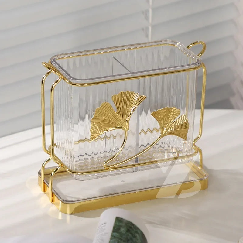 Double Barrel Simple Tableware Storage Organizer