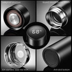 Smart Digital Thermal Vacuum Flask - Stainless Steel Touch Screen - Image 3 | Sub Ka Mart