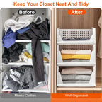 Foldable Storage Bin Stackable Drawer - Image 5 | Sub Ka Mart