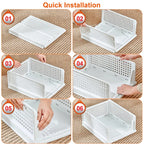 Foldable Storage Bin Stackable Drawer - Image 6 | Sub Ka Mart