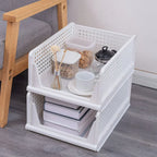 Foldable Storage Bin Stackable Drawer - Image 2 | Sub Ka Mart