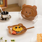 Mini Cute Cartoon Bear Spit Bone Dish (Pack of 8) - Serving Set | Sub Ka Mart Pakistan