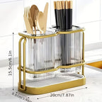 Luxury 2 Grid Kitchen Cutlery Holder - Image 6 | Sub Ka Mart