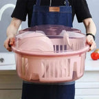 Kitchen Dish Rack with Lid - Image 2 | Sub Ka Mart