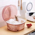 Kitchen Dish Rack with Lid - Image 3 | Sub Ka Mart