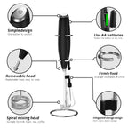Wireless Electric Coffee and Egg Beater with Stand - Image 6 | Sub Ka Mart