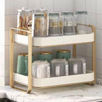 2 Tier Luxury Drain Storage Rack - Rack and Stand | Sub Ka Mart Pakistan