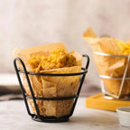 Mini Round Iron Fries Bucket - Serving Set | Sub Ka Mart Pakistan