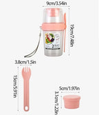 Double Layer Breakfast Fresh-Salad Container - Image 8 | Sub Ka Mart