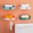 Wall-Mounted Double Drain Soap Tray - Image 2 | Sub Ka Mart