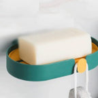 Wall-Mounted Double Drain Soap Tray - Image 3 | Sub Ka Mart