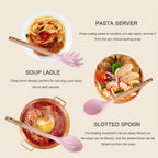 12 Pcs Non-Stick Silicone Kitchen Utensil Set with Wooden Handles - Image 11 | Sub Ka Mart