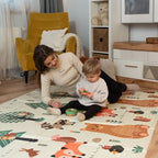 Large Reversible Baby Crawling Foam Play Mat 5 x 6 Feet - Image 5 | Sub Ka Mart