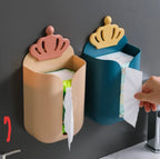 Wall Mounted Tissue Box & Paper Towel Holder - Punch Free - Tissue Box | Sub Ka Mart Pakistan