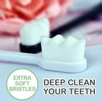 Extra Soft Toothbrush for Sensitive Gums (Pack of 3) - Bathroom Rack and Holder | Sub Ka Mart Pakistan