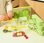 Tranparent Reusable Food-Grade Storage Bag - Food Wrap and Sealing Clip | Sub Ka Mart Pakistan