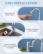 360 Degree Sink Splash Faucet - Image 8 | Sub Ka Mart