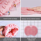 Wall Stick Suction Silicone Bathroom Scrubber - Image 3 | Sub Ka Mart