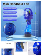 Battery Operated Mini Handheld Water Spray Fan Bottle - Fan and Cooler | Sub Ka Mart Pakistan