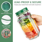 Fresh Vault Luxe Leakproof Salad Jar - Image 4 | Sub Ka Mart