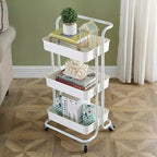 3 Tier Kitchen Trolley Rack (Plastic) - Image 3 | Sub Ka Mart