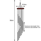 12 Tubes Wind Chimes Bells Decor Aluminium Tube - Image 5 | Sub Ka Mart