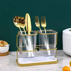 Luxury 2 Grid Kitchen Cutlery Holder - Image 2 | Sub Ka Mart