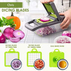 16 in 1 Vegetable Cutter Slicer - Image 2 | Sub Ka Mart