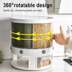 Rotating Rice and Grain Dispenser - Spice Box and Jar | Sub Ka Mart Pakistan