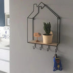 Hut Style Nordic Storage Rack - with Hooks - Rack and Stand | Sub Ka Mart Pakistan
