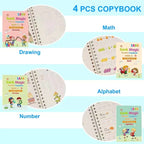 Kids Magic Practice Book (4 Books + 1 Pen + 1 Grip + 8 Refill) - Image 4 | Sub Ka Mart