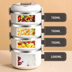 3 Layer Stainless Steel Bento Lunch Box - Image 4 | Sub Ka Mart