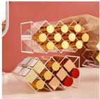 10 Grid Acrylic Lipstick Organizer - Makeup and Cosmetic Organizer | Sub Ka Mart Pakistan