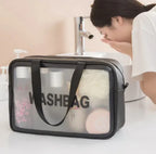 Double Layer Waterproof Travel Cosmetic Washbag Organizer - Image 2 | Sub Ka Mart