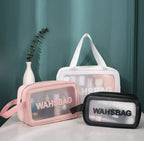 Double Layer Waterproof Travel Cosmetic Washbag Organizer - Image 4 | Sub Ka Mart