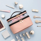 Waterproof Cosmetic Travel Portable Bag - Makeup and Cosmetic Organizer | Sub Ka Mart Pakistan