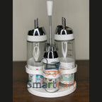 Vinegar,oil,salt & Pepper Bottles with Holder - Image 2 | Sub Ka Mart