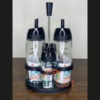 Vinegar,oil,salt & Pepper Bottles with Holder - Spice Box and Jar | Sub Ka Mart Pakistan