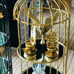4 Layer Nordic Brass Cage Rack - Image 2 | Sub Ka Mart