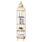 4 Layer Nordic Brass Cage Rack - Image 4 | Sub Ka Mart