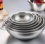 Set of 6 Stainless Steel Colander Set - Kitchen Tool | Sub Ka Mart Pakistan