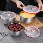 Set of 3 Steel Fresh Bowl - Image 3 | Sub Ka Mart
